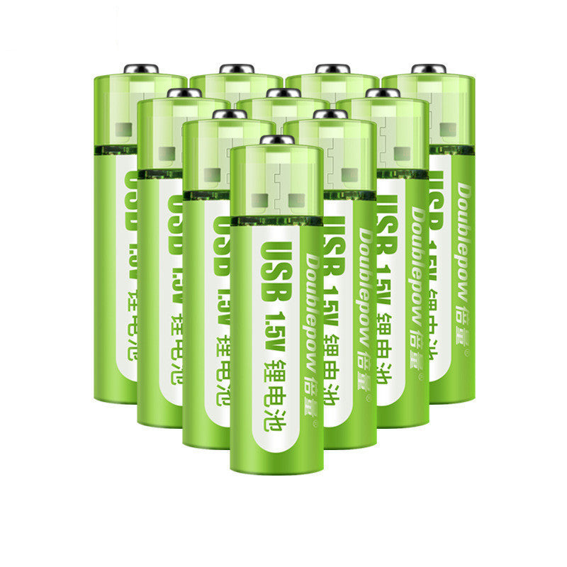 Ondaum USB Rechargeable Battery No. 5, No. 7 Lithium Battery, Large Capacity 1.5v Constant Voltage AA