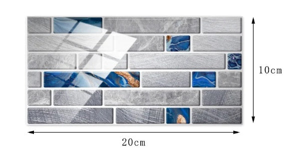 Marble Rock Crystal Tile Stickers Self-adhesive Wear-resistant Floor