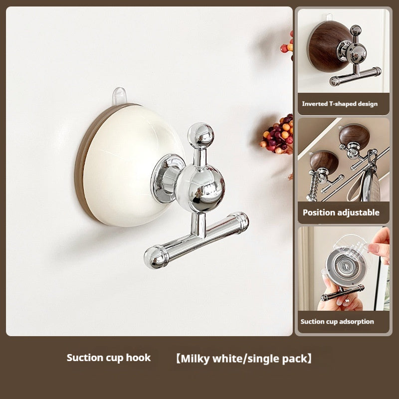 Wood Grain Sucker Hook – Modern Simplicity Space Organizer