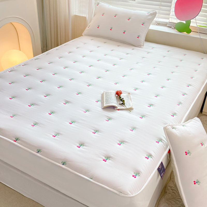 Maternal and Infant Grade Cotton Fitted Sheet – Single Piece for Simmons Mattress