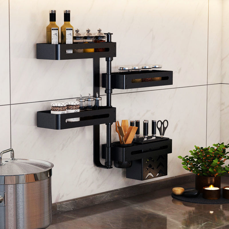 Kitchen Punch-Free Multi-Functional Storage Rack