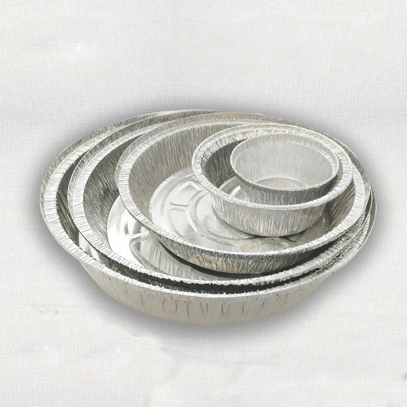 Disposable Aluminum Foil Bowl – Round Heat-Resistant Serving Dish