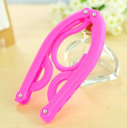 Plastic Foldable Clothes Hangers – 10pcs Compact & Portable