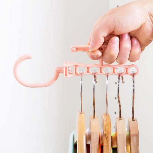Magic Revolving Hanger with 5 Holes and Handle – Space Saver