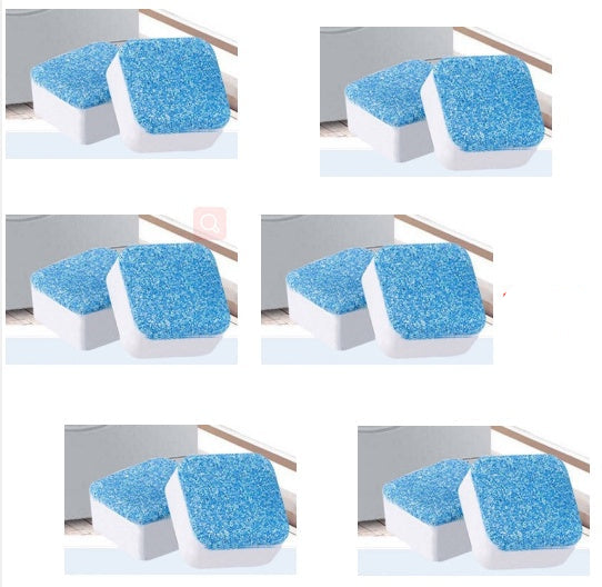Set of six blue and white seat cushions on a white background with '12 pc' text.