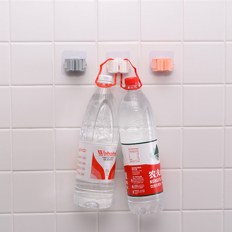 Nail-Free Mop Holder – Flexible Broom Hook and Card Holder Buckle