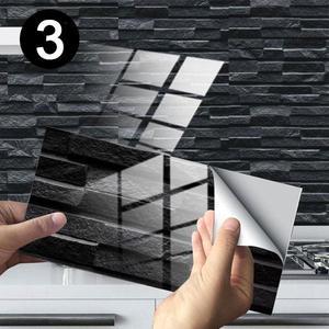 Marble Rock Crystal Tile Stickers Self-adhesive Wear-resistant Floor