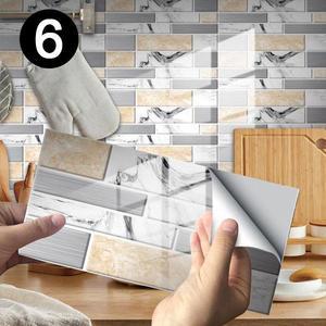 Marble Rock Crystal Tile Stickers Self-adhesive Wear-resistant Floor