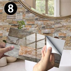 Marble Rock Crystal Tile Stickers Self-adhesive Wear-resistant Floor