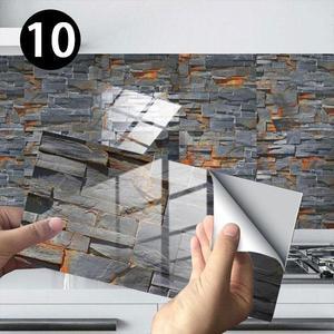 Marble Rock Crystal Tile Stickers Self-adhesive Wear-resistant Floor
