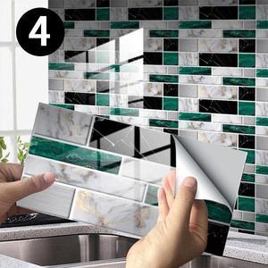 Marble Rock Crystal Tile Stickers Self-adhesive Wear-resistant Floor
