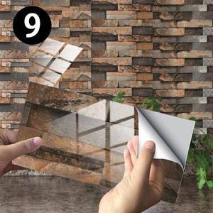 Marble Rock Crystal Tile Stickers Self-adhesive Wear-resistant Floor