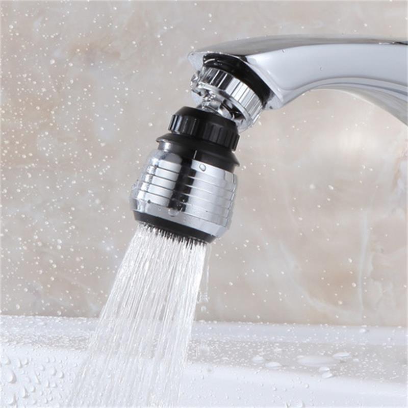 Plastic Imitation Metal Water-Saving Faucet – Universal 360-Degree Splash-Proof Kitchen Faucet