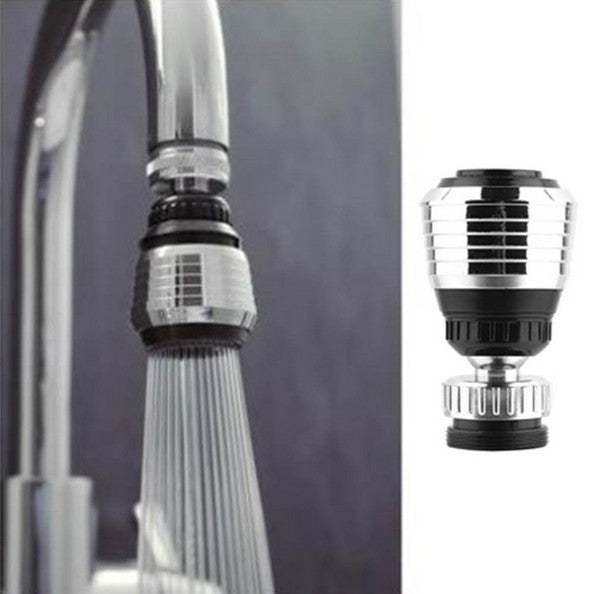 Plastic Imitation Metal Water-Saving Faucet – Universal 360-Degree Splash-Proof Kitchen Faucet