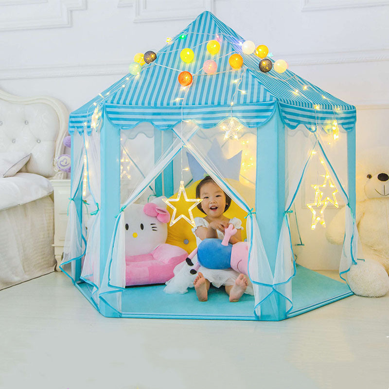 Portable Children's Tent – Princess Castle Tipi Teepee for Kids