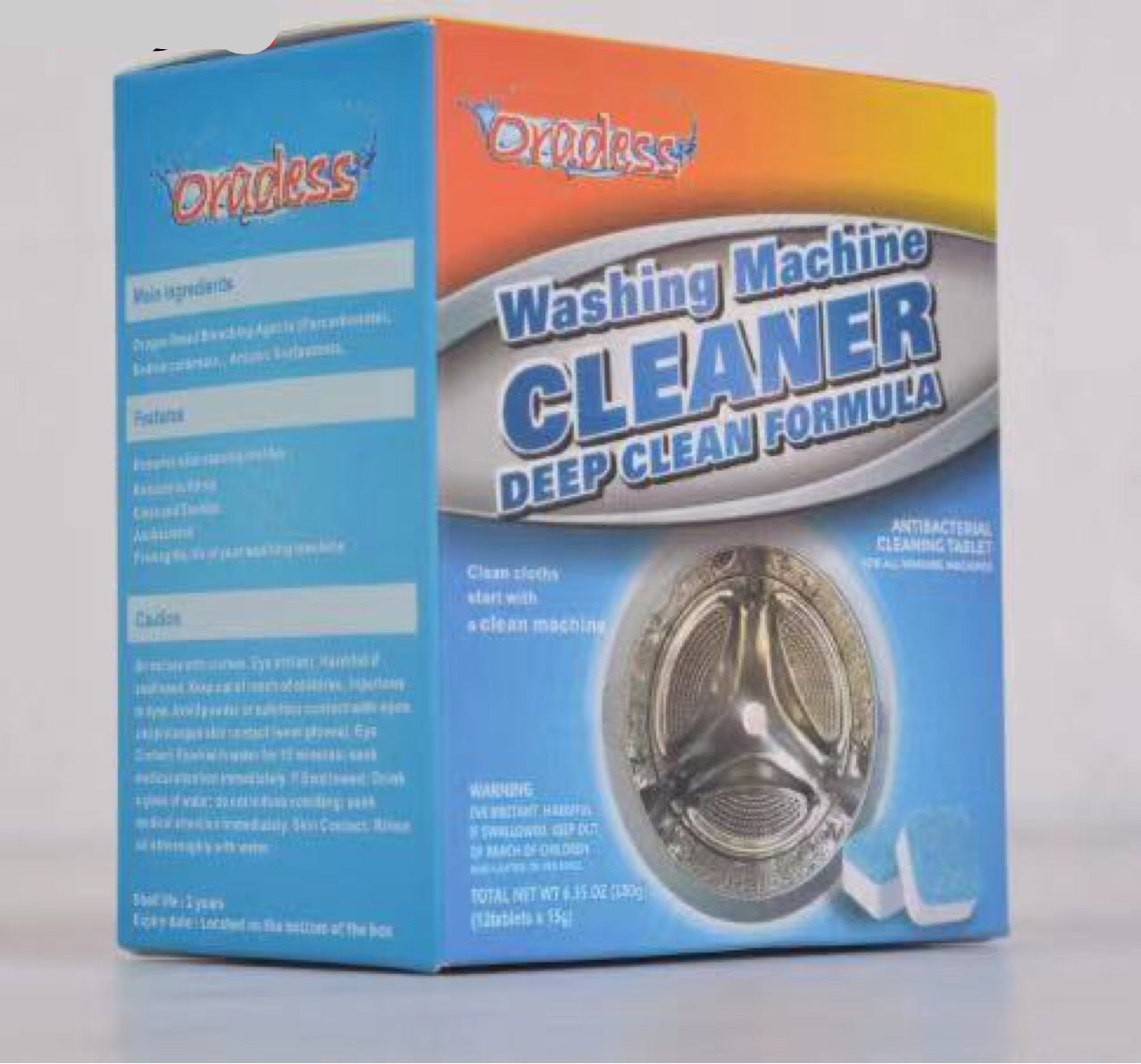 Washing Machine Tub Bomb Cleaner – Instant Decontamination & Deep Cleaning Tablets