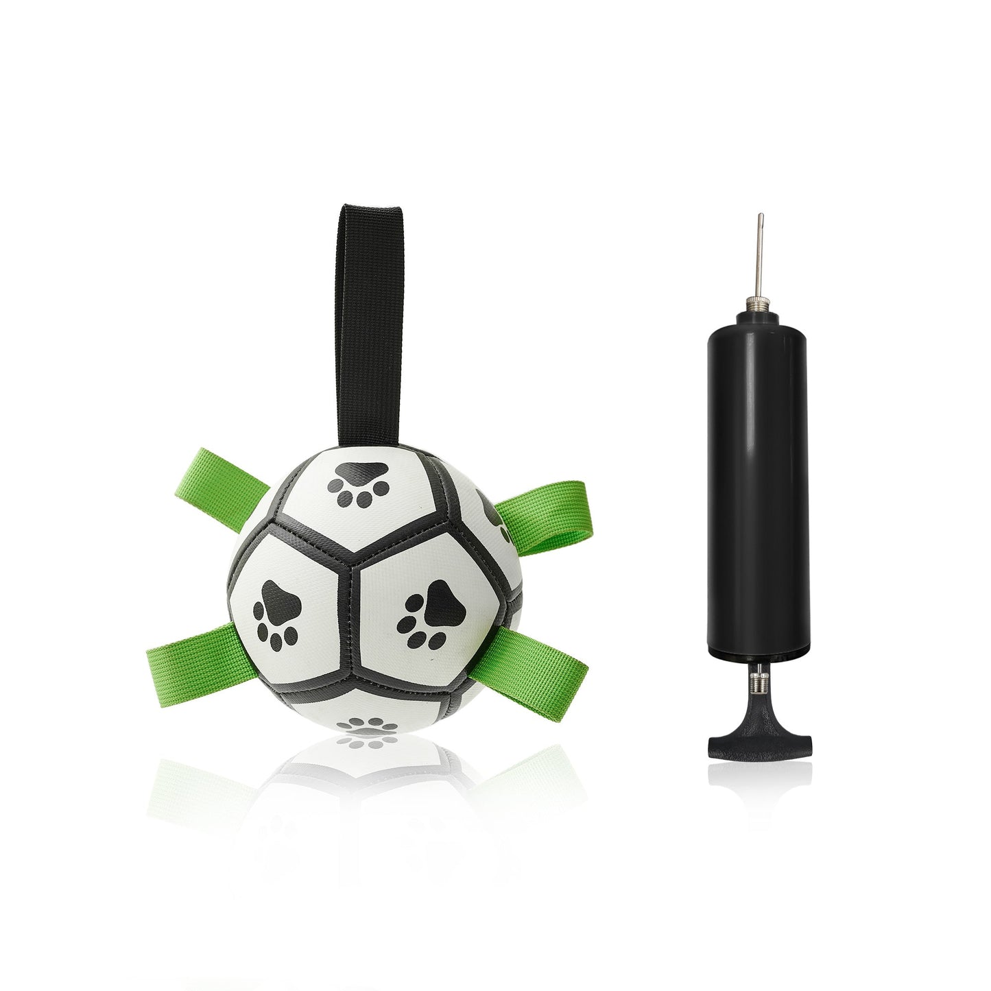 Interactive Dog Football Toy – Inflated Training Soccer Ball for Pets