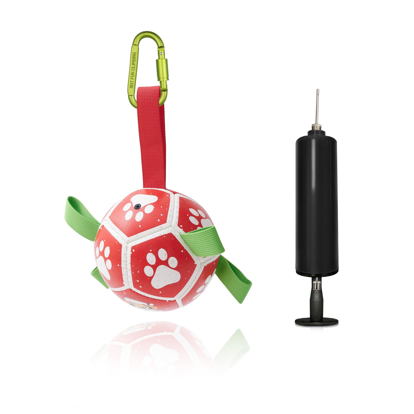 Interactive Dog Football Toy – Inflated Training Soccer Ball for Pets