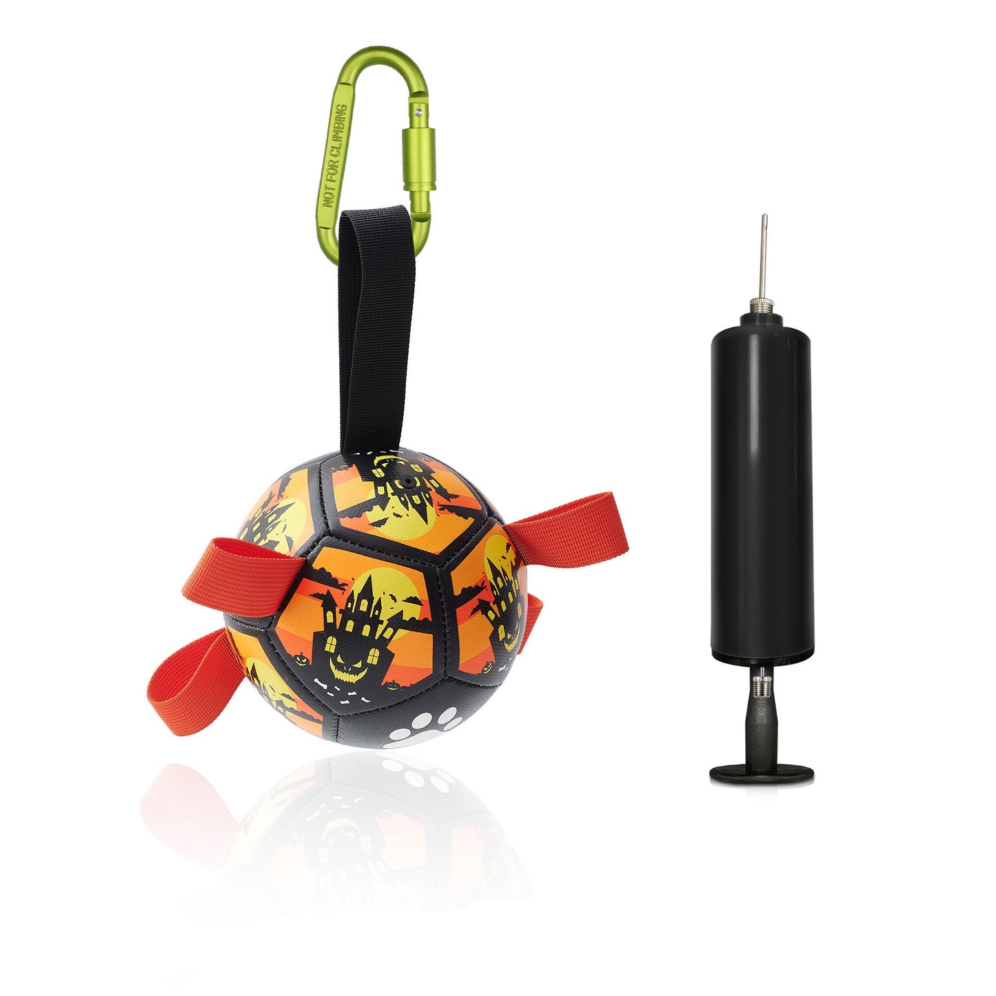 Interactive Dog Football Toy – Inflated Training Soccer Ball for Pets