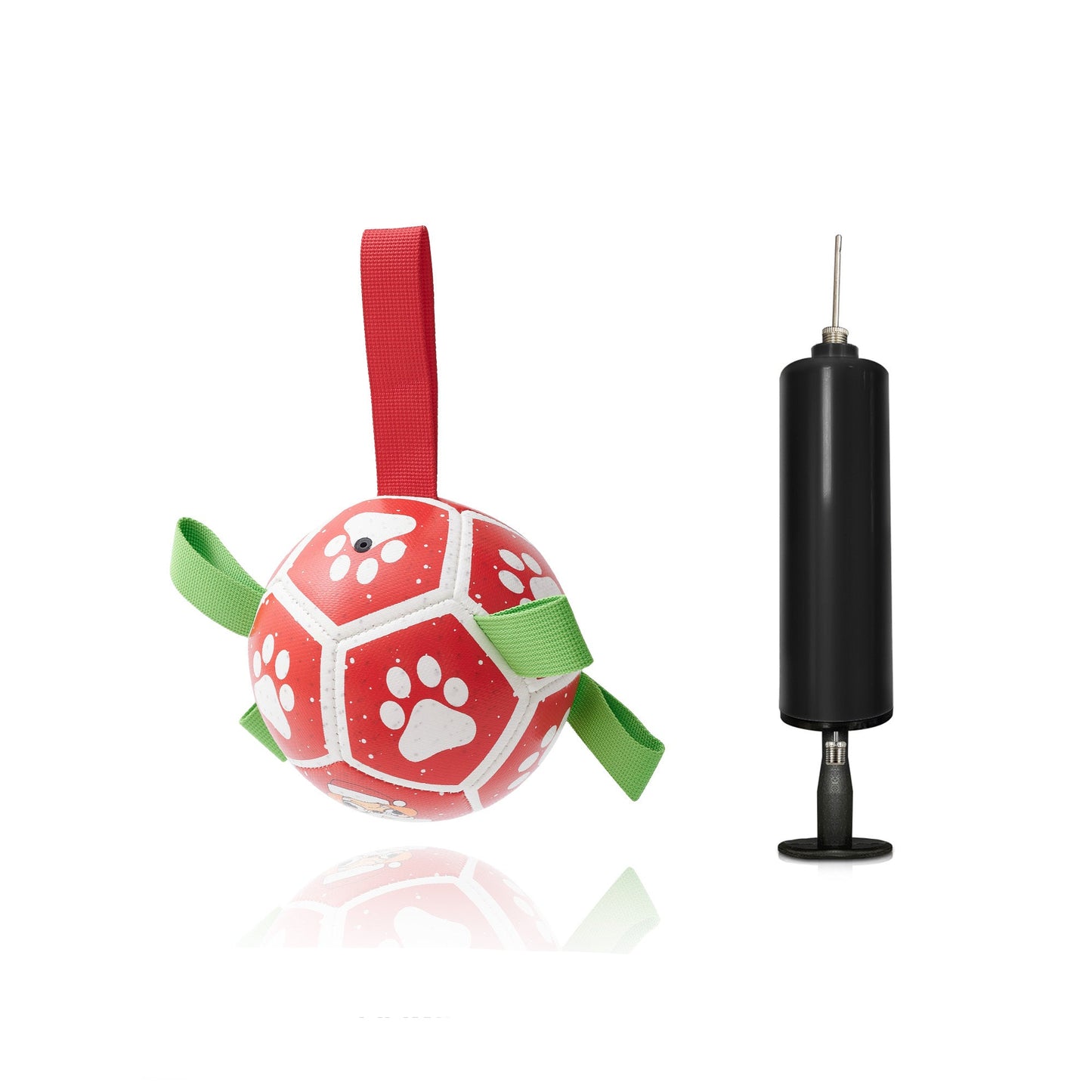 Interactive Dog Football Toy – Inflated Training Soccer Ball for Pets