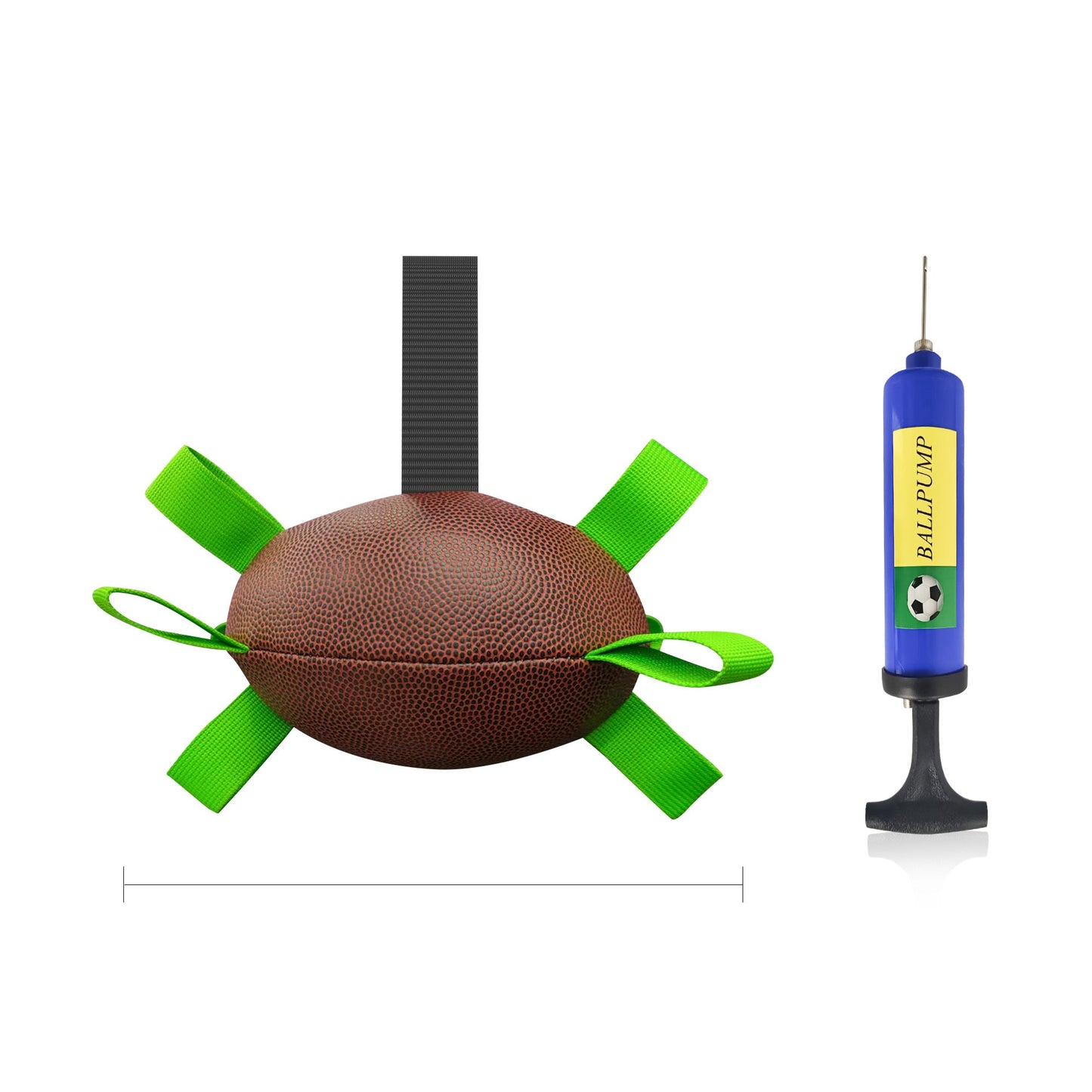 Interactive Dog Football Toy – Inflated Training Soccer Ball for Pets