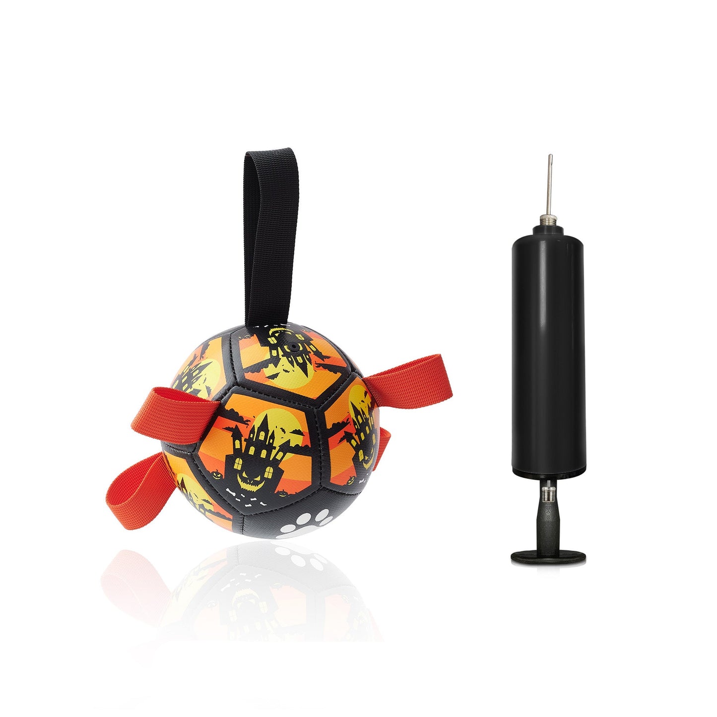 Interactive Dog Football Toy – Inflated Training Soccer Ball for Pets