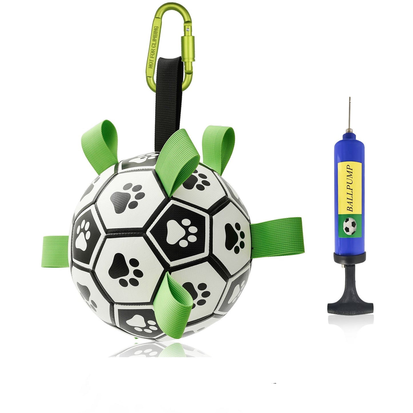 Interactive Dog Football Toy – Inflated Training Soccer Ball for Pets
