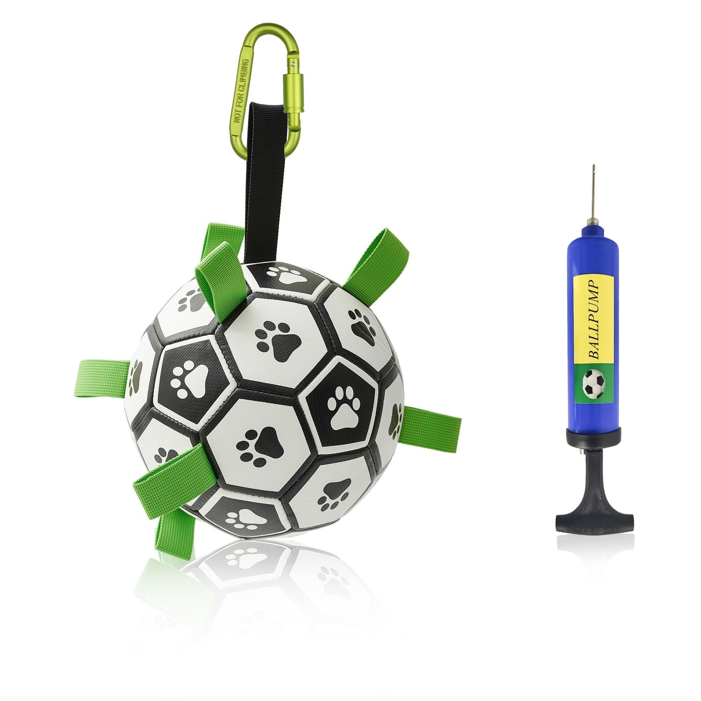 Interactive Dog Football Toy – Inflated Training Soccer Ball for Pets