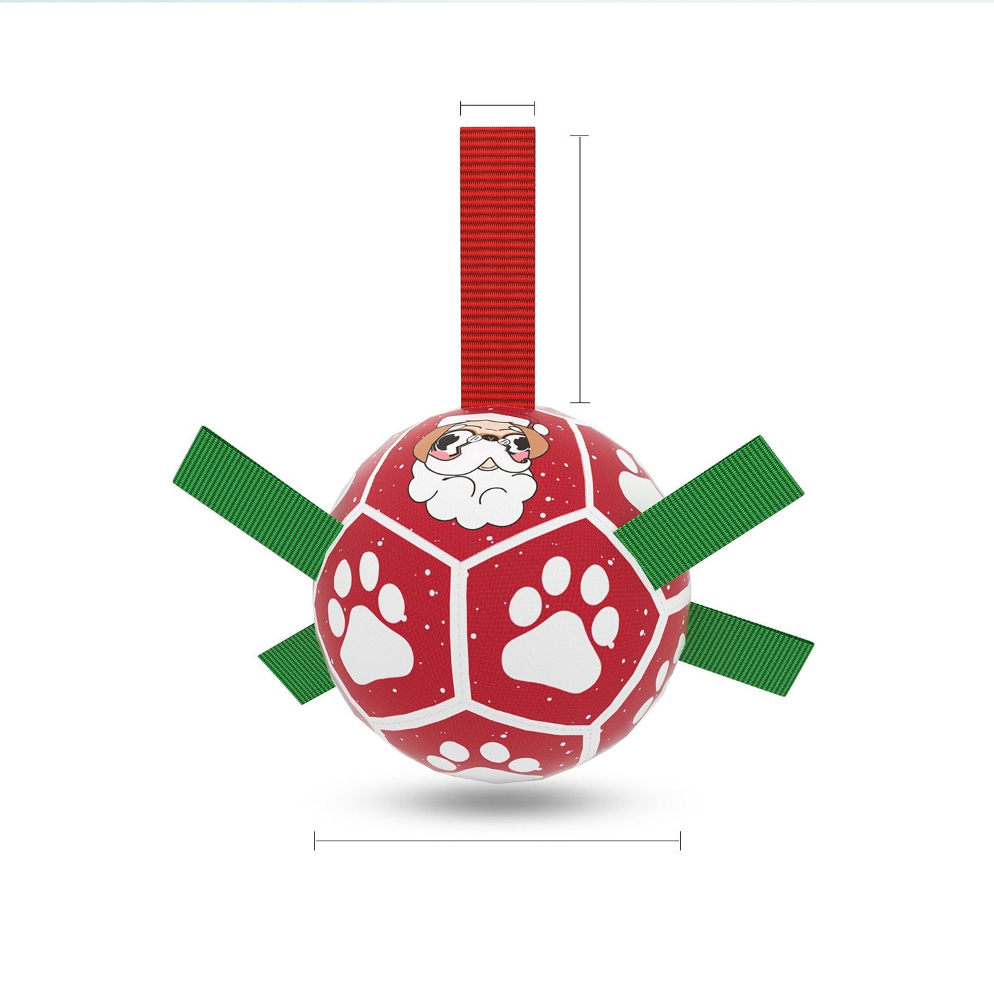 Interactive Dog Football Toy – Inflated Training Soccer Ball for Pets