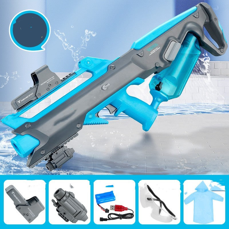 Electric Continuous Water Gun – Super-Large Rechargeable Water Spray Toy for Kids