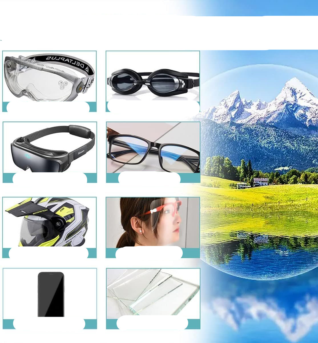 Portable Glasses Lens Cleaning Spray with Microfiber Cloth – 100ml