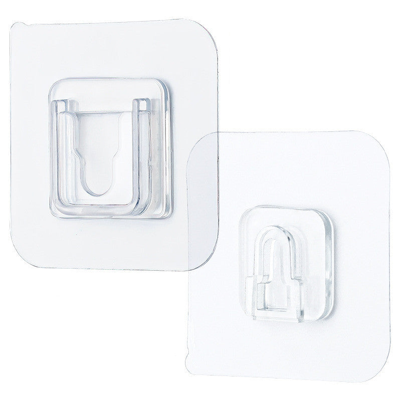 Punch-Free Mobile Fixed Socket Holder Rack Hook – Adhesive Wall-Mounted Organizer