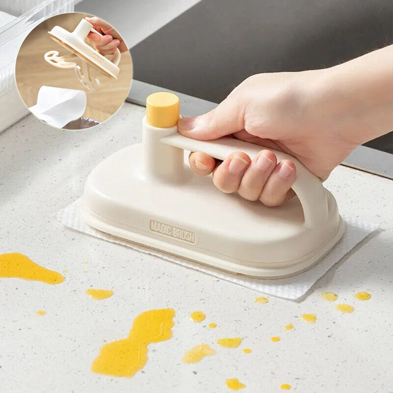 Kitchen Bathroom Toilet Cleaning Magic Brush – Glass, Wall, Bath, and Ceramic Slot Cleaning Gadget