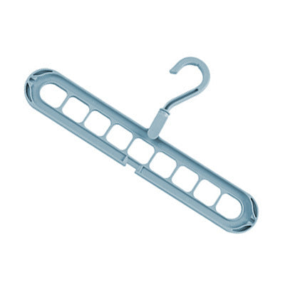 9-Hole Multi-Function Folding Clothes Hanger – Space-Saving Organizer