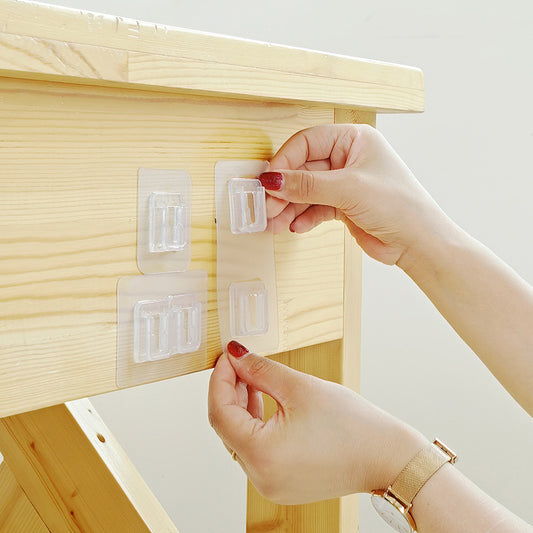 Punch-Free Mobile Fixed Socket Holder Rack Hook – Adhesive Wall-Mounted Organizer