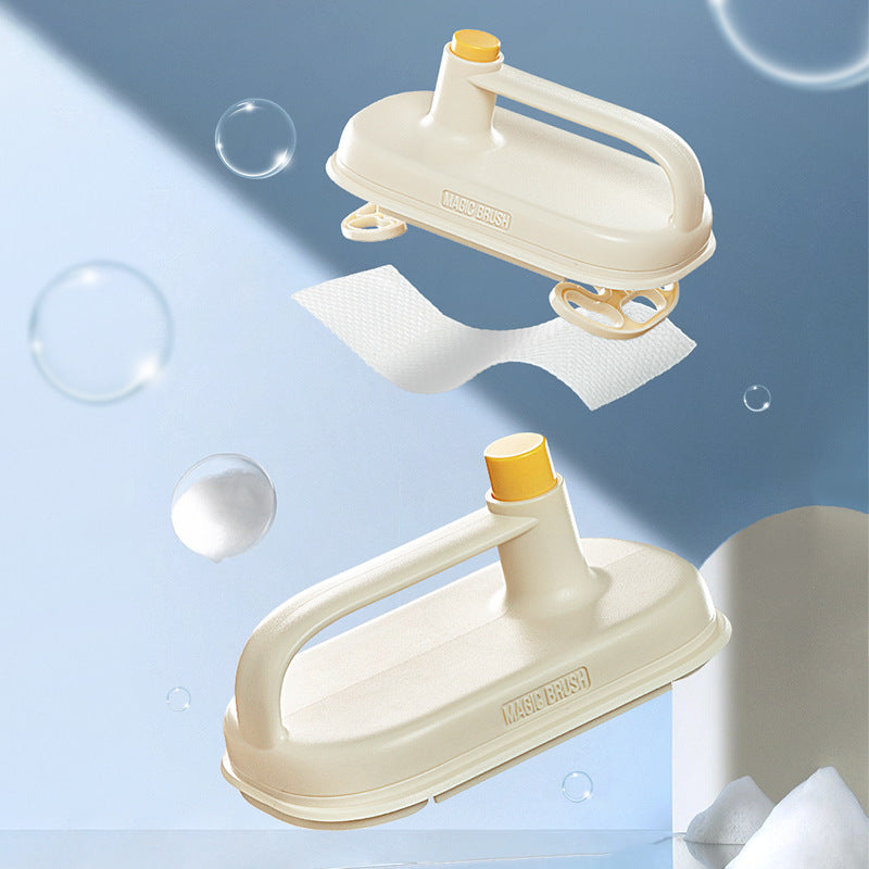 Kitchen Bathroom Toilet Cleaning Magic Brush – Glass, Wall, Bath, and Ceramic Slot Cleaning Gadget