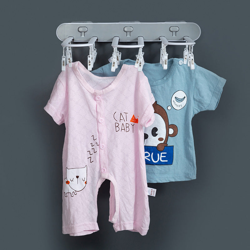 Infant And Children's Underwear Windproof Clip For Drying Socks And Cooling Folding Clothes Hanger
