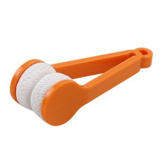 Portable Microfiber Glasses Cleaning Brush
