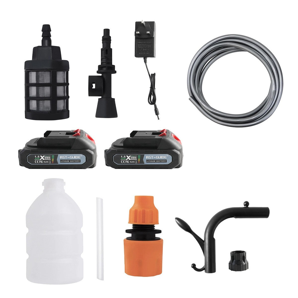 Cordless High-Power Pressure Washer – Portable Jet Wash Cleaner with 2 Batteries
