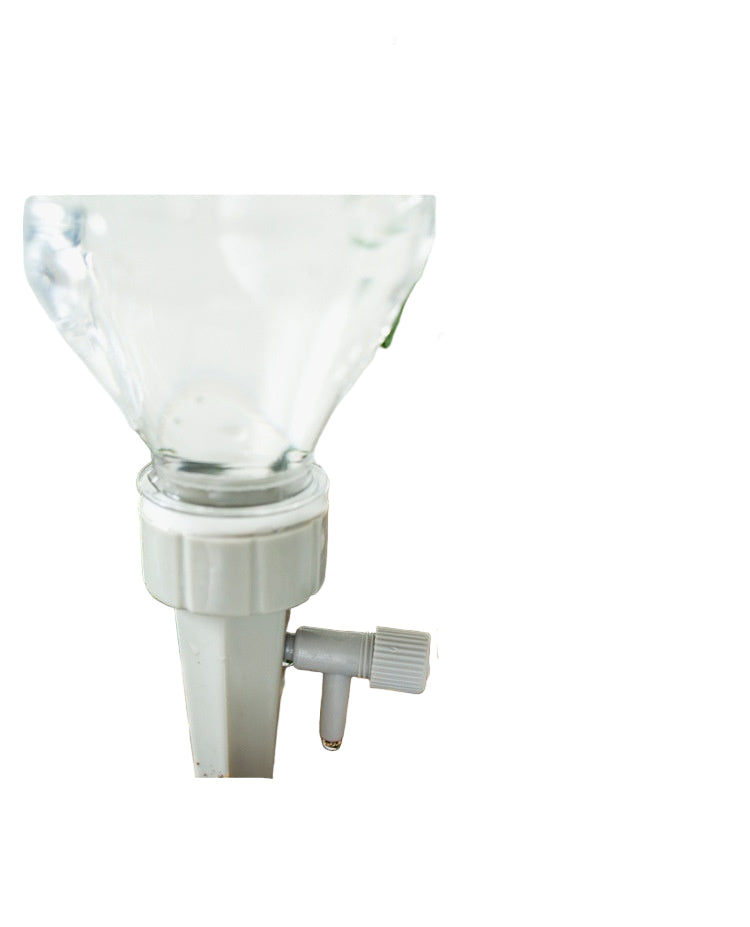 Automatic watering device with adjustable dripping speed for a plant