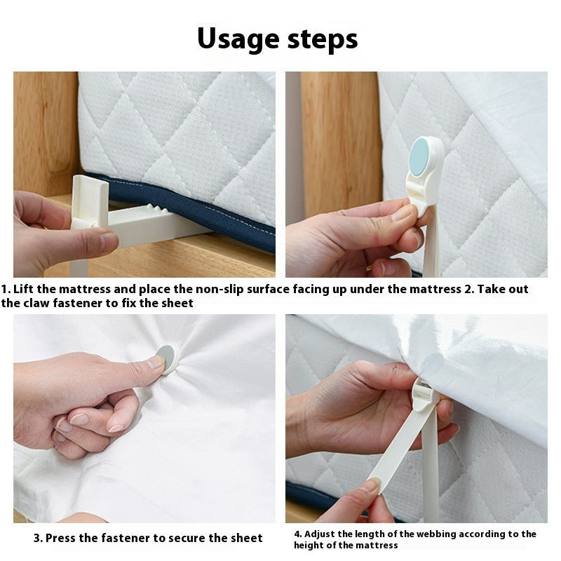 Sheet Holder – Seamless Invisible Non-Slip Duvet Cover Buckle Anti-Deviation Artifact