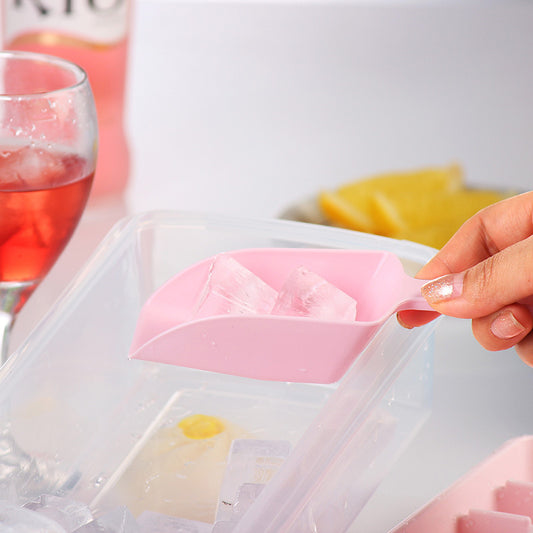 Fashionable Ice Tray with Fresh-Keeping Box and Ice Shovel – Multi-Cell Ice Maker