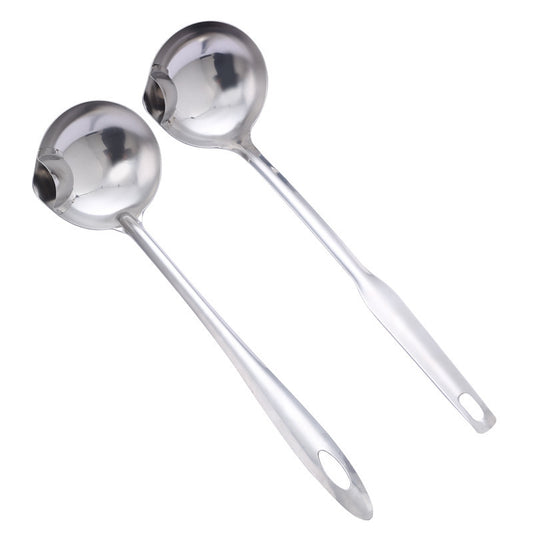 Stainless Steel Grease Strainer Ladle – Long Handle Oil Filter for Household Use