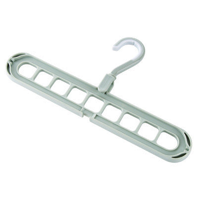 9-Hole Multi-Function Folding Clothes Hanger – Space-Saving Organizer
