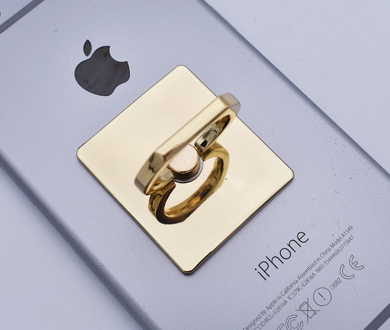 Metal ring button cell phone bracket new slacker mobile phone rack general support frame can be repeatedly made