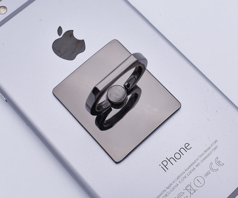 Metal ring button cell phone bracket new slacker mobile phone rack general support frame can be repeatedly made
