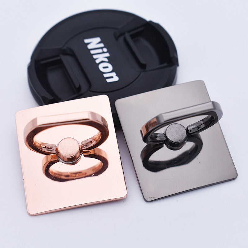 Metal ring button cell phone bracket new slacker mobile phone rack general support frame can be repeatedly made