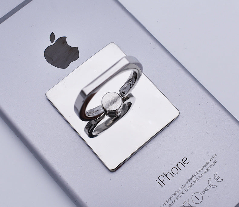 Metal ring button cell phone bracket new slacker mobile phone rack general support frame can be repeatedly made