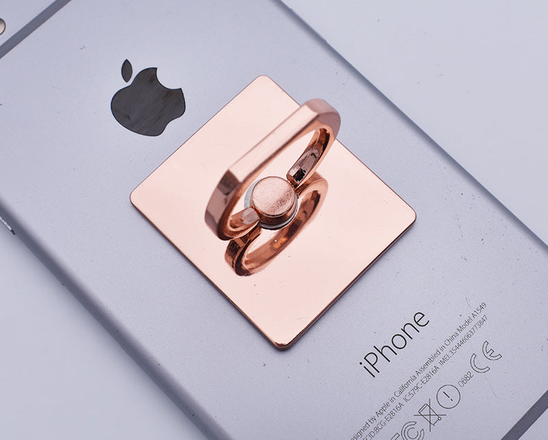 Metal ring button cell phone bracket new slacker mobile phone rack general support frame can be repeatedly made
