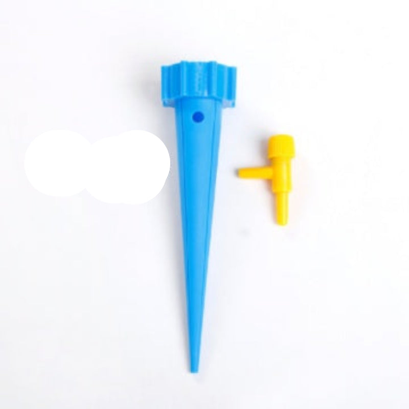 Blue plastic spike with yellow cap labeled '40pcs' on a white background